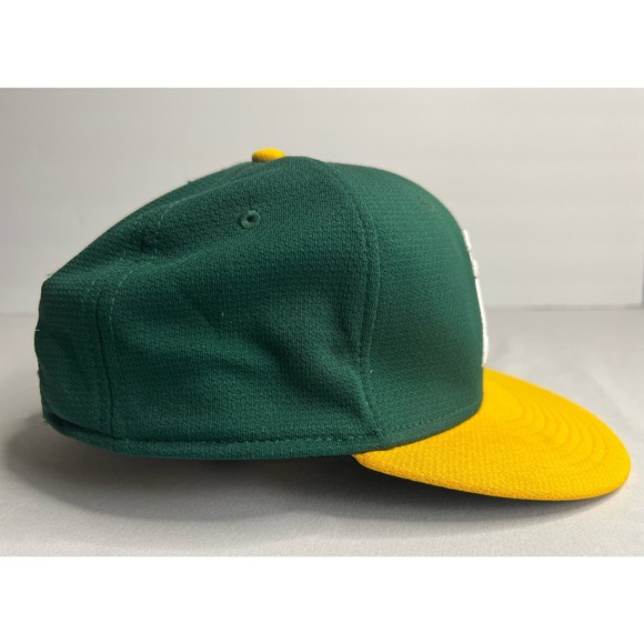 A’s Hat Cap Green Yellow Team MLB Youth Size - Picture 3 of 8